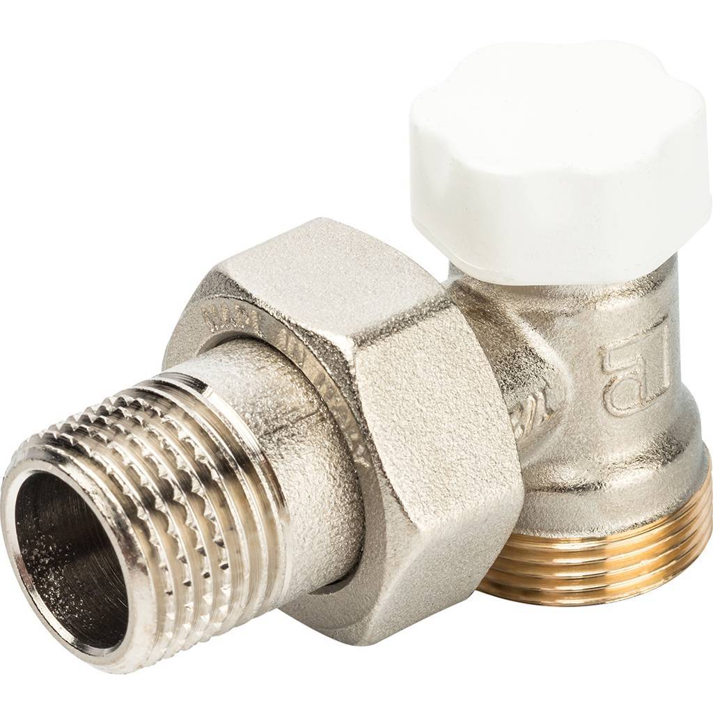 Регулирующий клапан LUXOR easy DS 132 1/2'' ручной угловой линейный для пластиковых труб