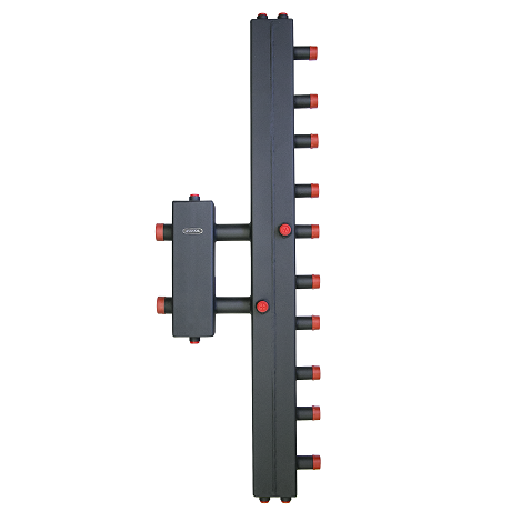 Гидроразделитель ZOTA с коллектором вертикальный 6 контуров (до 70 кВт)