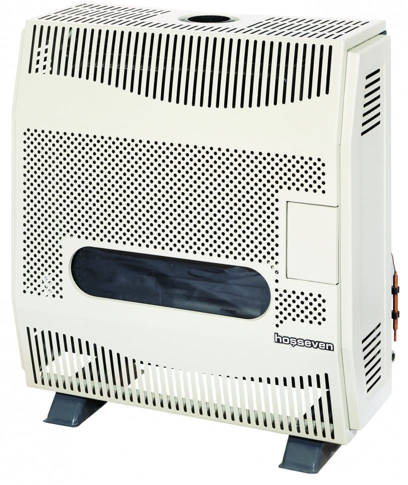 Напольный газовый конвектор Hosseven HBS-9/1V Fan 9 кВт (с вентилятором)