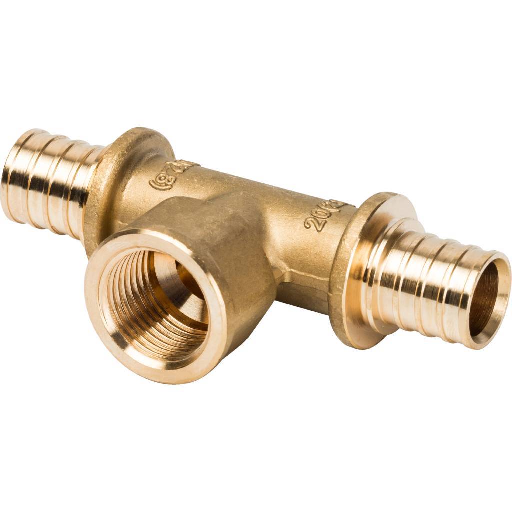 Тройник-переходник STOUT 20xRp 1/2" с внутренней резьбой