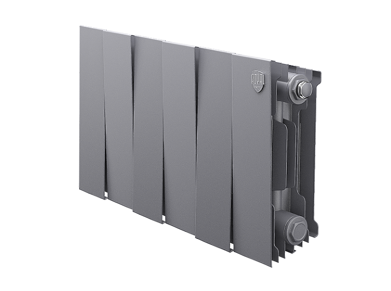 Радиатор биметаллический Royal Thermo PianoForte 200 /Silver Satin x 6 секций