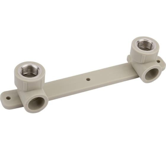 Комплект настенный для смесителя VALFEX PP-R Dn20х1/2" ВР (серый)