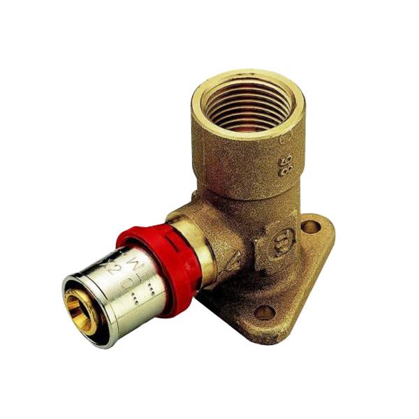 Водорозетка TIEMME 16х1/2" 2-х плоскостная