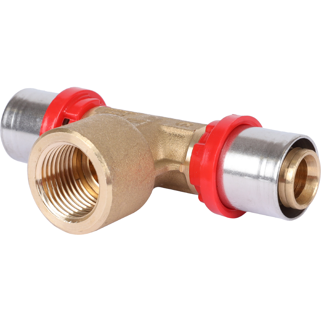 Тройник TIEMME 20х1/2"х20 с внутренней резьбой