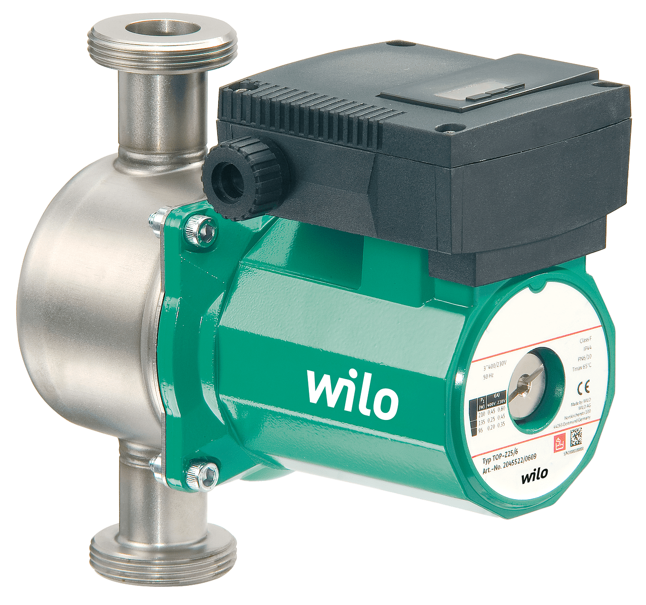 Циркуляционный насос Wilo TOP-Z 25/6 (1~230 V, PN 10, Inox)