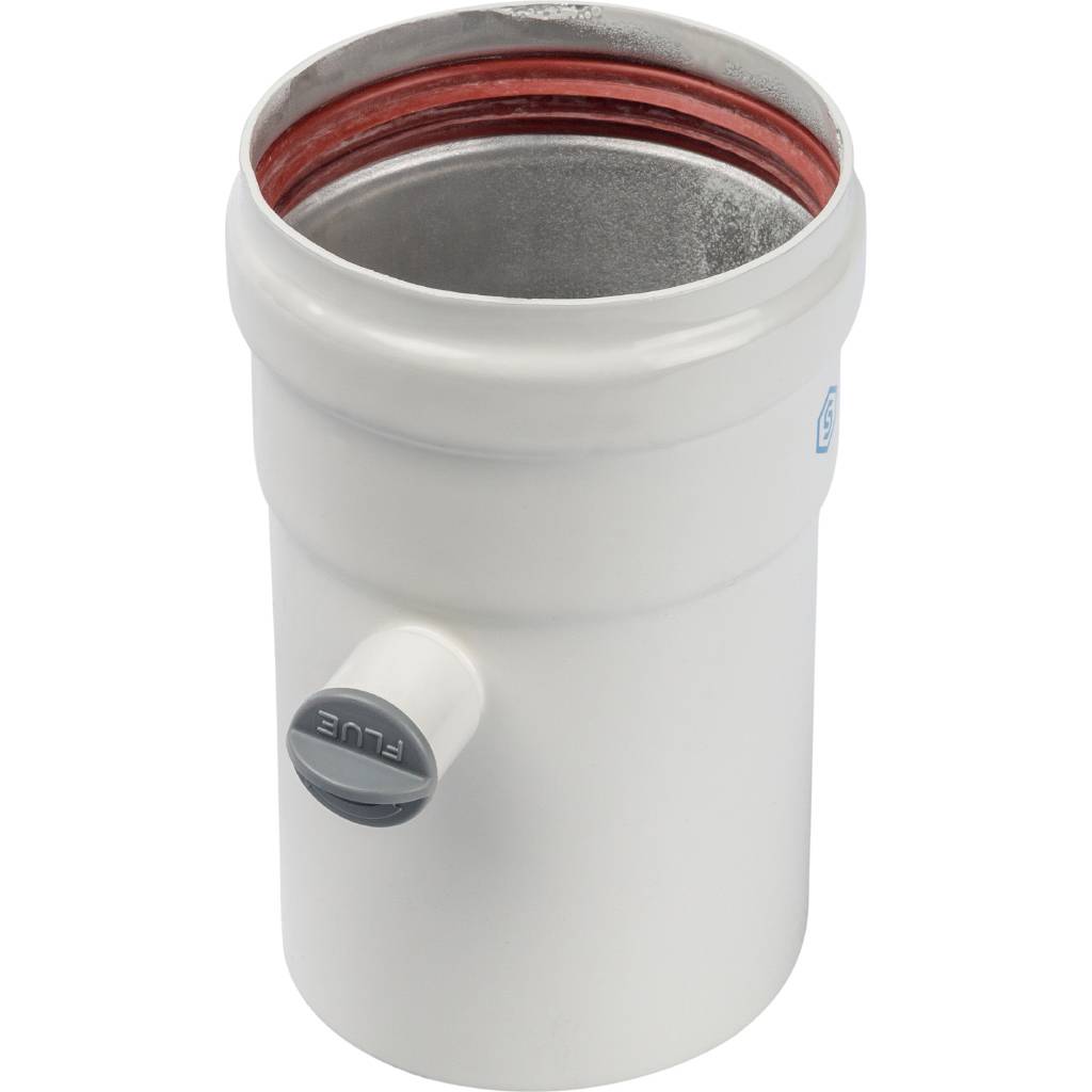 Труба STOUT DN80 125 мм п/м с ревизионным патрубком