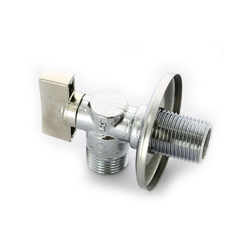 Кран шаровой Bugatti MINNESOTA 872 1/2 x 1/2 НН угловой для смесителей с розеткой