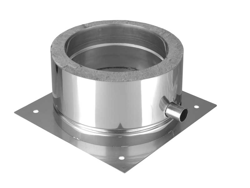 Пластина основания JEREMIAS DW-eco D180 с боковым выпуском конденсата 