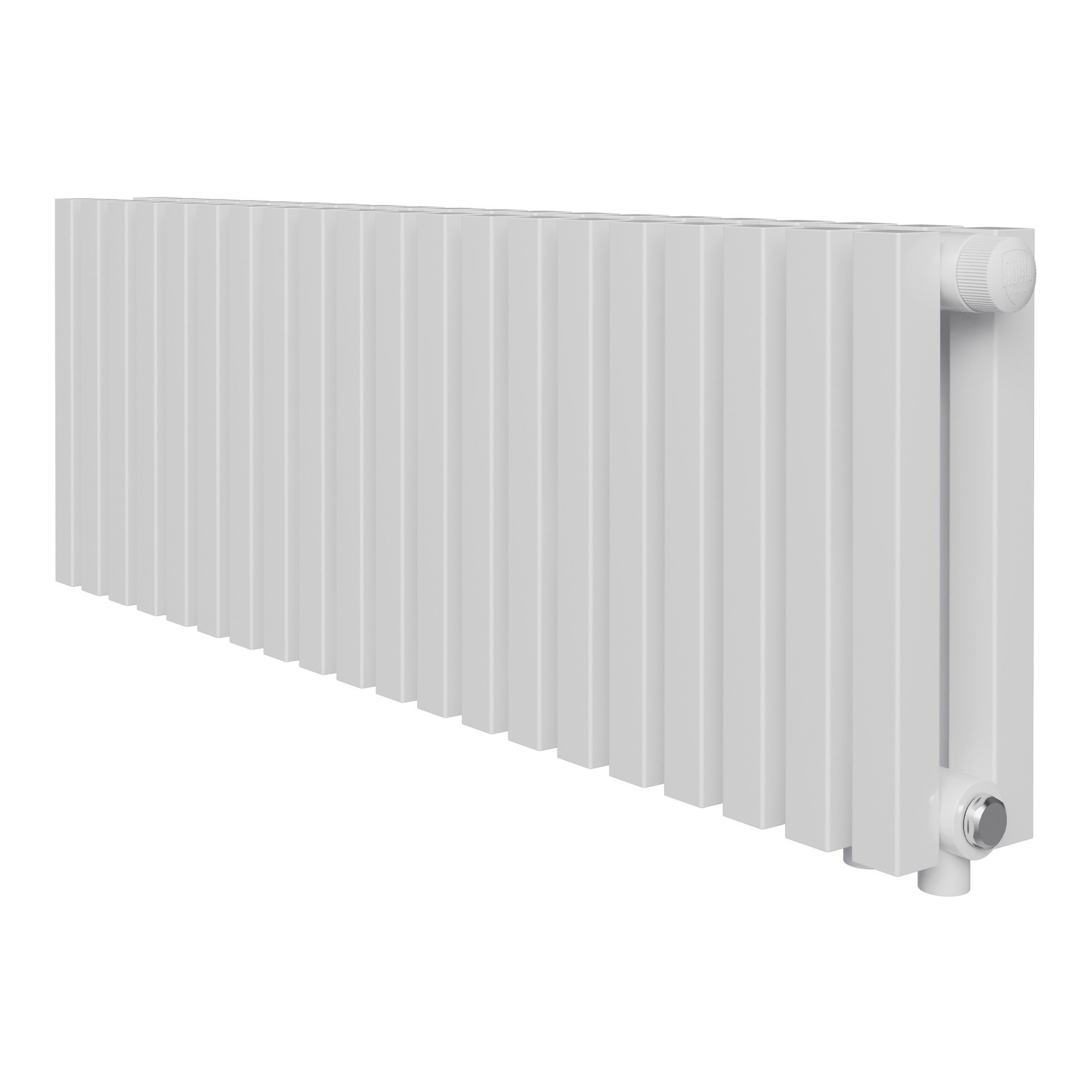Стальной трубчатый радиатор Royal Thermo Shift Q30 VC2030 - 20 секций (белый) нижнее подключение