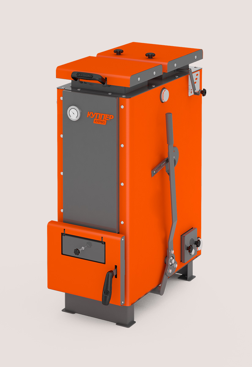 Напольный твердотопливный котел Теплодар КУППЕР КАРБО-12 (2.0)