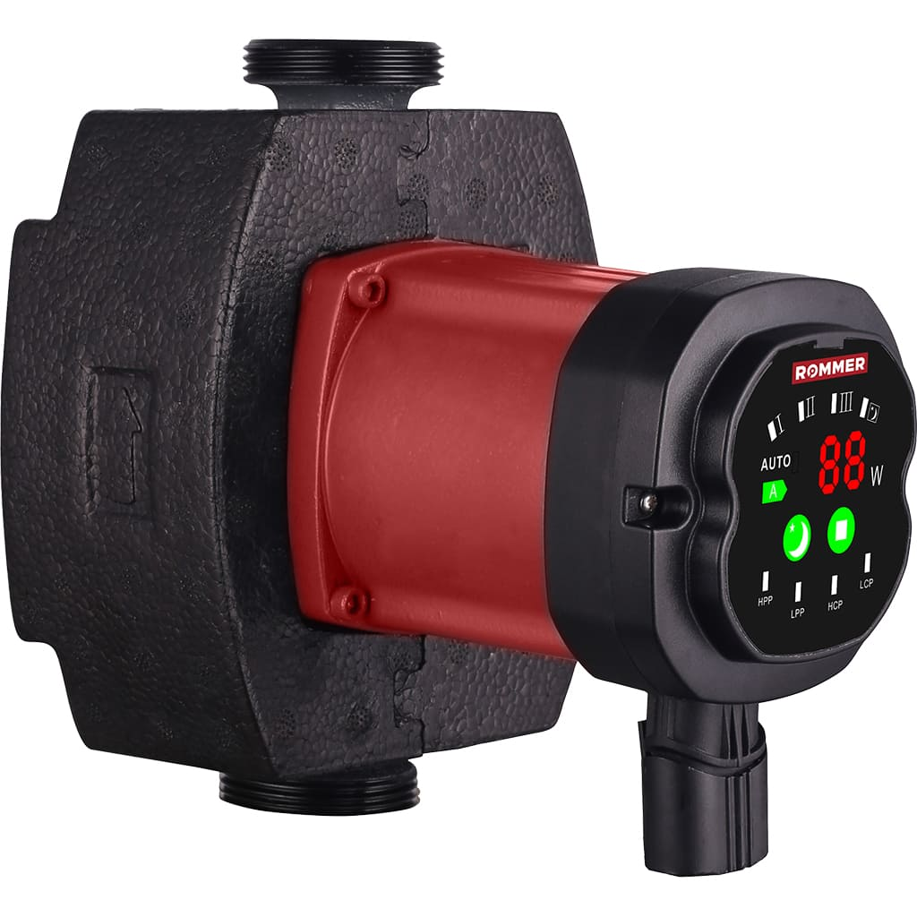 Циркуляционный насос ROMMER ERTI 32/60-180 с гайками и теплоизоляцией