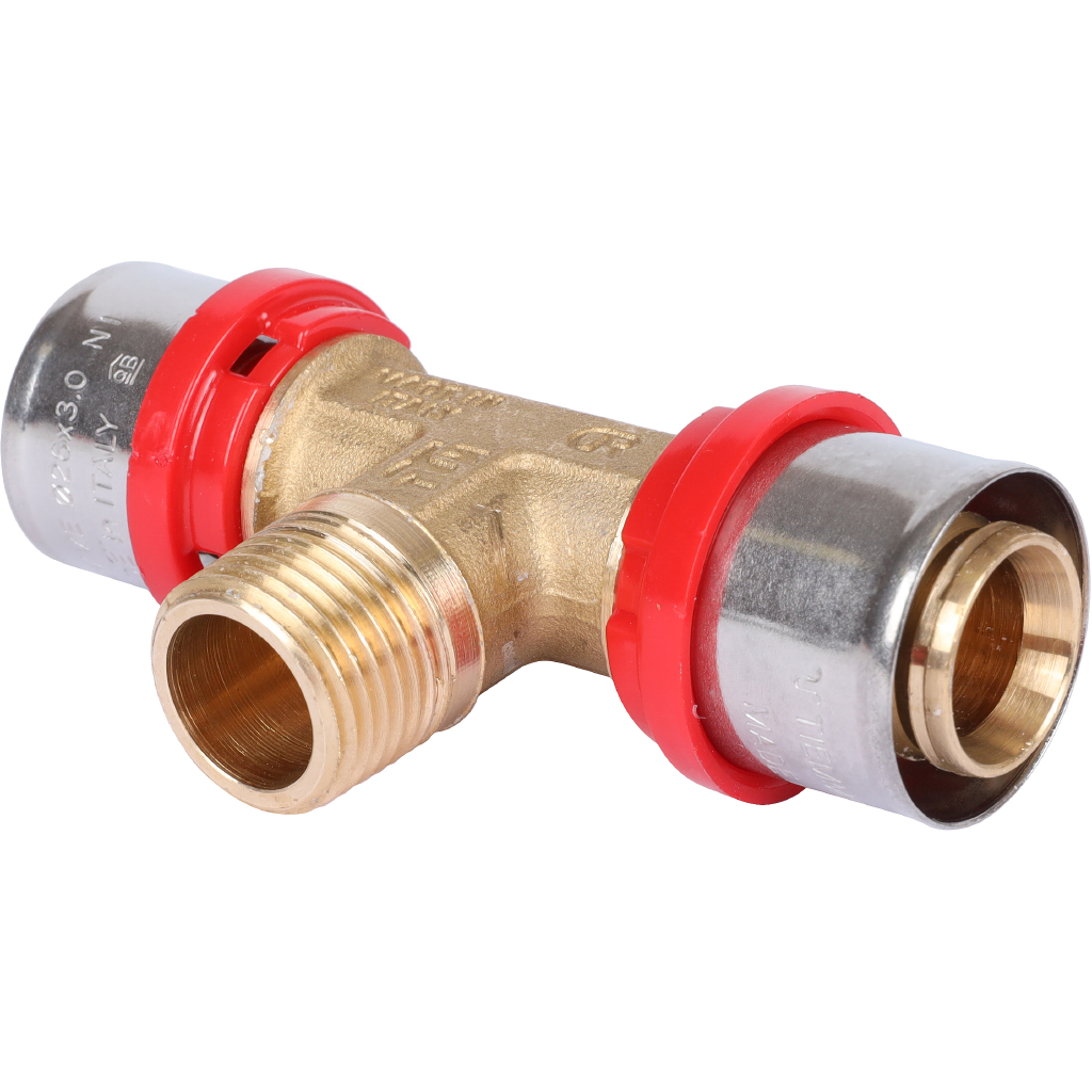 Тройник TIEMME 26х1/2"х26 с наружной резьбой