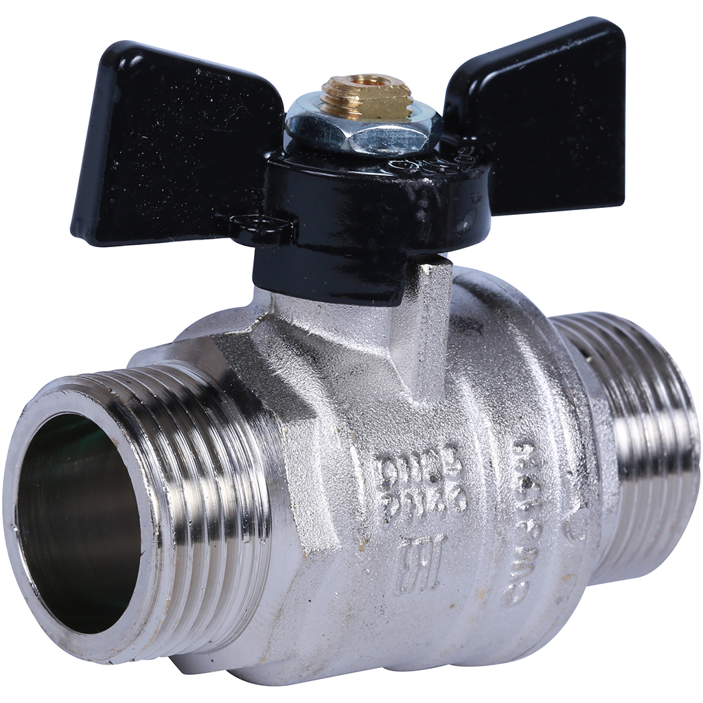 BUGATTI Oregon Oregon Кран шаровой (ручка-бабочка) нар-нар резьба 1"