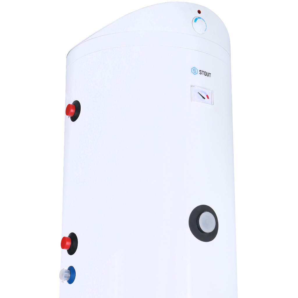 Накопительный косвенный водонагреватель с двумя теплообменниками STOUT SWH-1110-200300