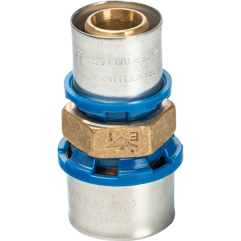 Муфта переходная Prandelli Multyrama 32.3х26.3 профиль H, TH, U для металлопластиковых труб