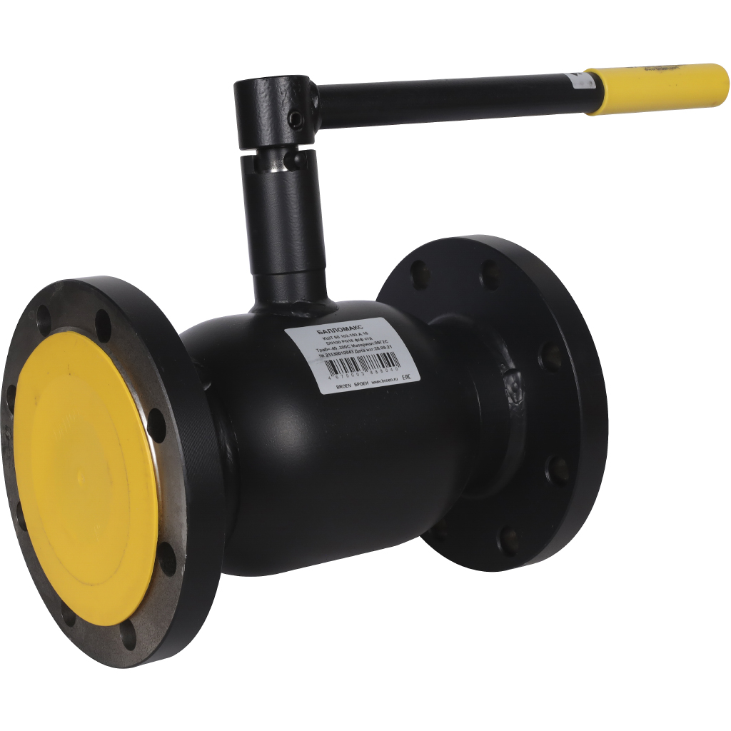 Кран шаровой BROEN Ballomax DN 100 PN 16 фланцевый стандартнопроходной КШТ 60.103.100.А.16