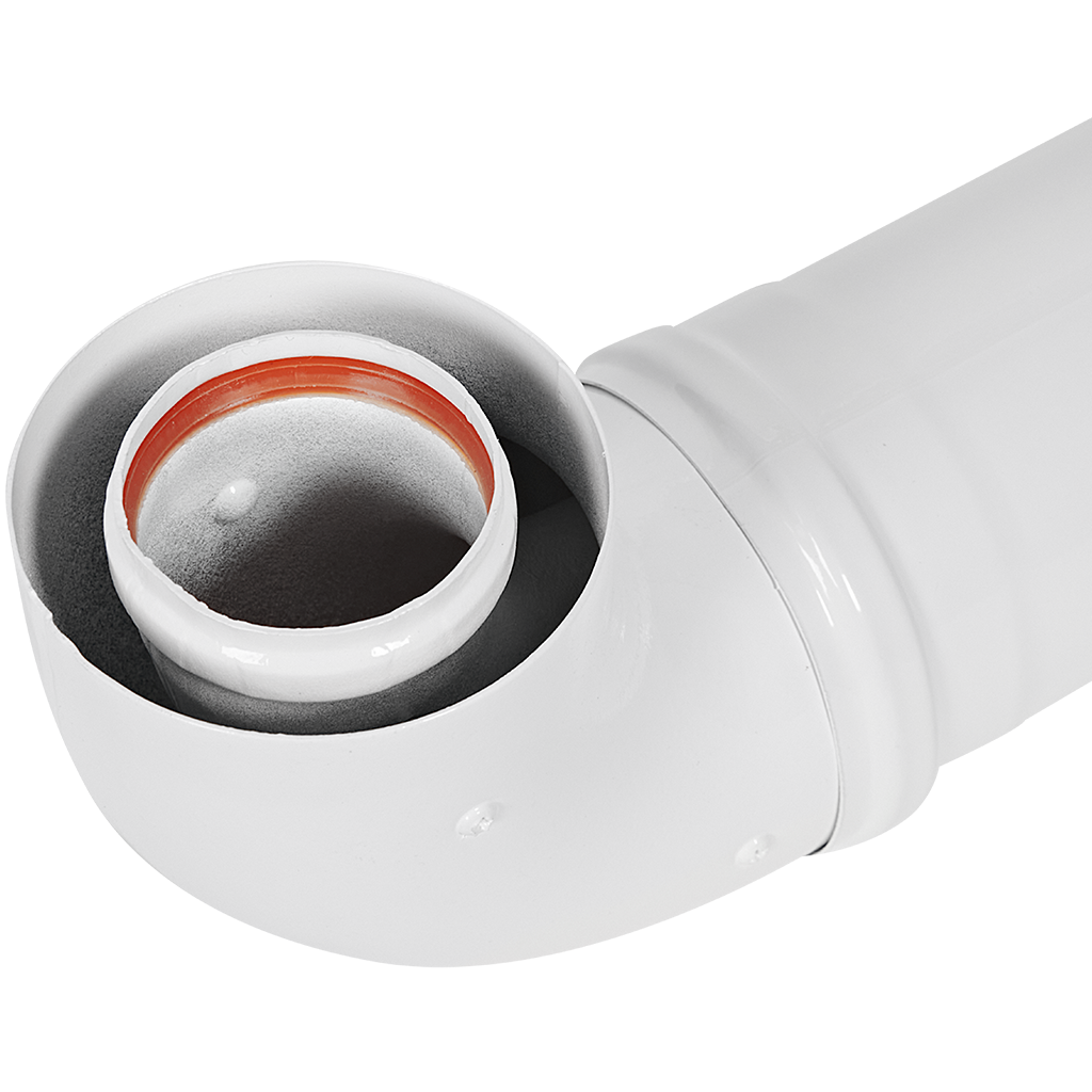 Коаксиальный комплект ROMMER АНТИЛЕД 60/100 L=1220мм (в комплекте фланец)