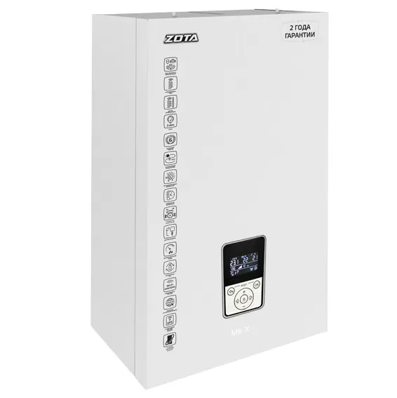 Настенный электрический котел ZOTA MK-X 4,5 (4,5 кВт 220/380В, одноконтурный)