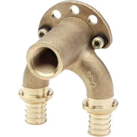 REHAU RAUTITAN Проточный настенный угольник 16/16-Rp 1/2 длинный RX+ 