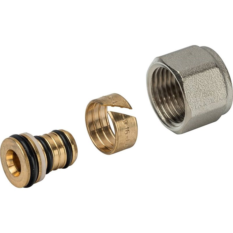 Компрессионный фитинг Luxor TP 96 16 х 2,0 х 1/2" для труб из металлопластика