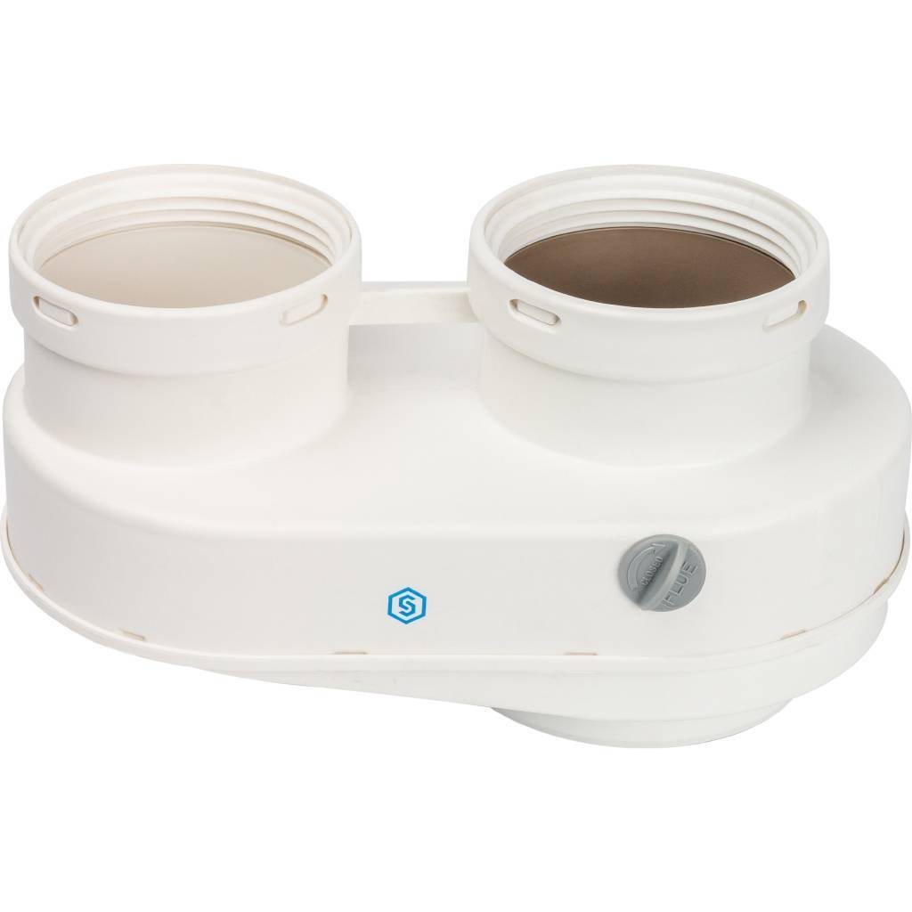 Адаптер STOUT DN80/80 для подключения раздельных труб (совместимый Bosch (фланец) PP-Ryton