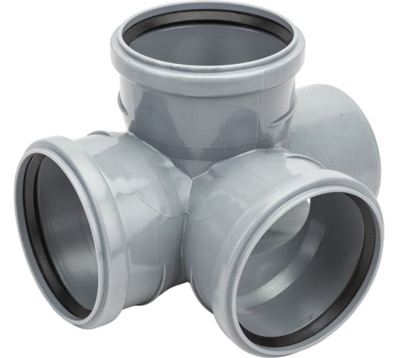 Крестовина Политэк D110х110х110 /87.5° двухплоскостная