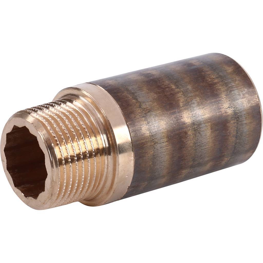 Viega 3525 Удлинитель ВР-НР, 3/4х50, бронза