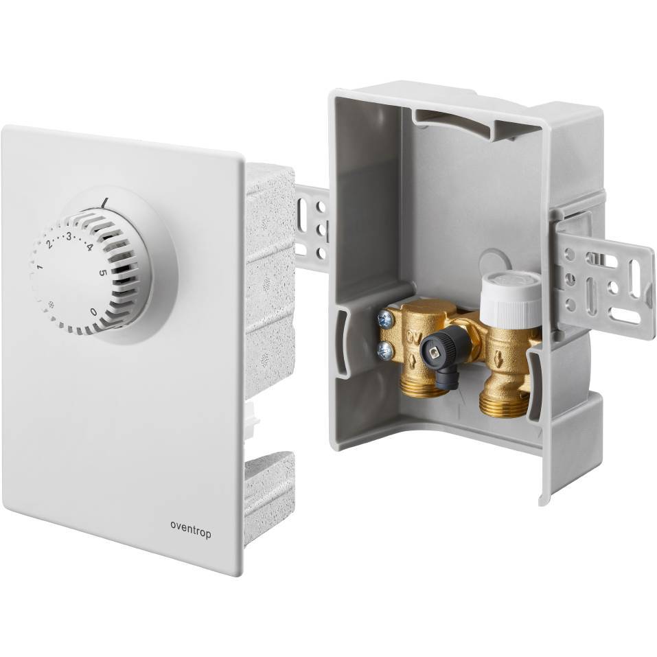 OVENTROP Регулир. t отд. помещения "Unibox E T",белый рег. t помещения