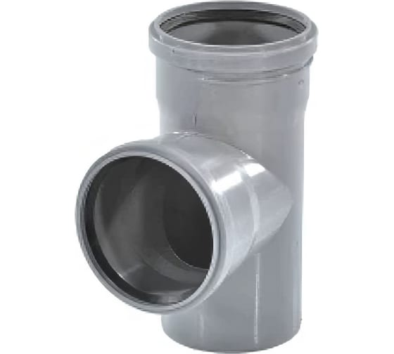 Тройник VALFEX PP-H Дн32х32х87° для внутренней канализации (серый)