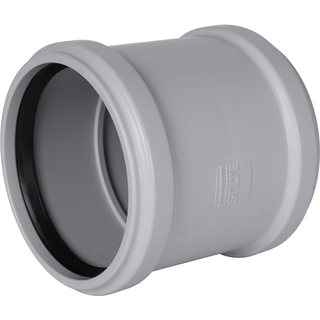 Муфта STOUT D110 двухраструбная канализационная бесшумная