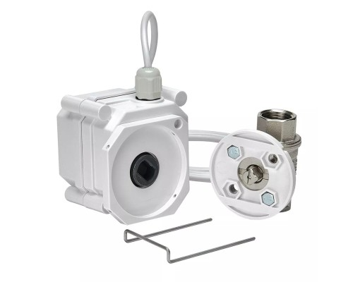 Шаровый электропривод (ШЭП) Gidrolock ULTIMATE 12V G-LOCK 3/4" BS быстрый монтаж, ручное управление