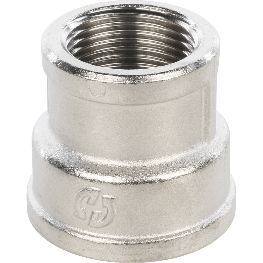 Муфта STOUT 1"х3/4" переходная ВВ (никелированная)