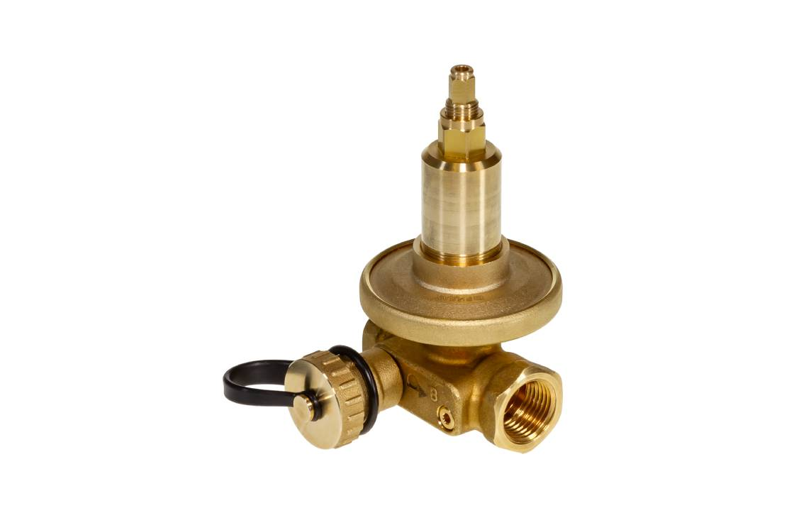 Клапан балансировочный Ридан APT-R3 Ду 15 Ру16 ВР 5-25 кПа Kvs=1,6м3/ч автомат без ниппелей