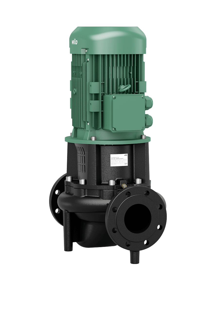Циркуляционный насос Wilo CronoLine-IL 65/150-5,5/2 в исполнении Inline с фланцевым соединением