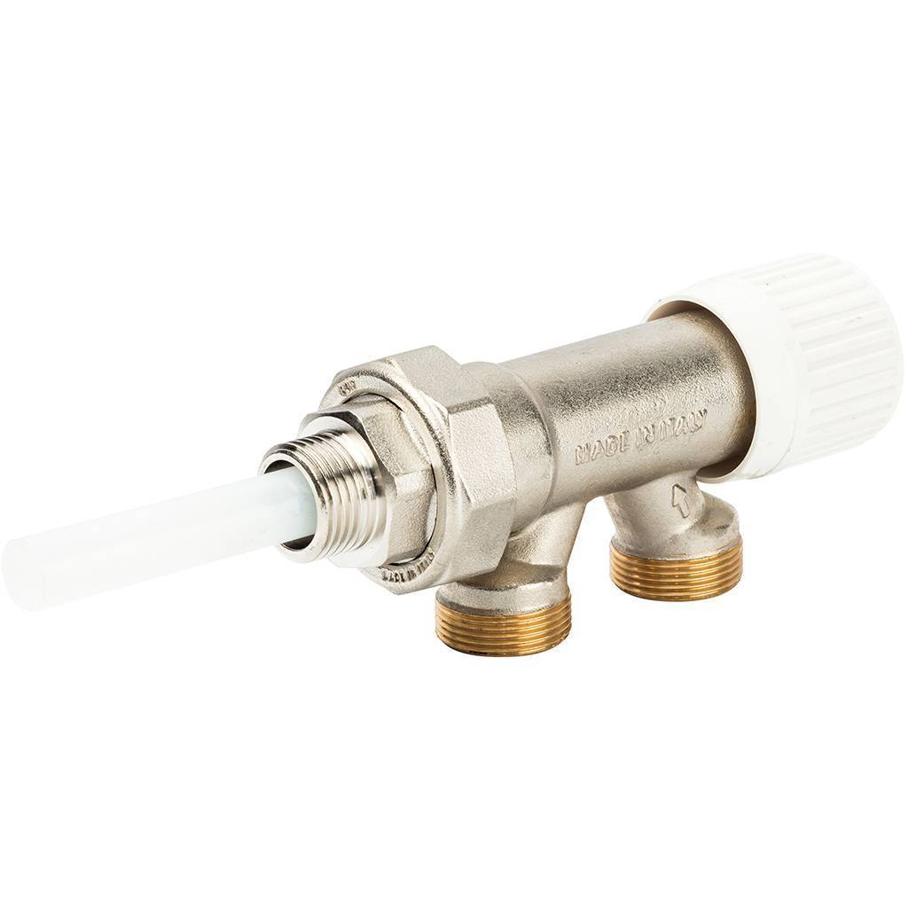 Узел нижнего подключения LUXOR M 88 1/2"х M24x19 для 2-х трубной системы с нижней подводкой