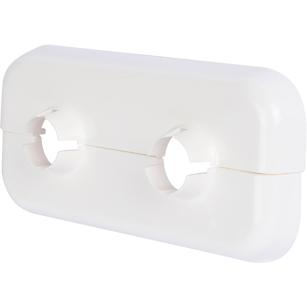 Пластиковая розетка LUXOR М 530 16 мм двойная межосевое расстояние 50 мм для блоков M 171-178