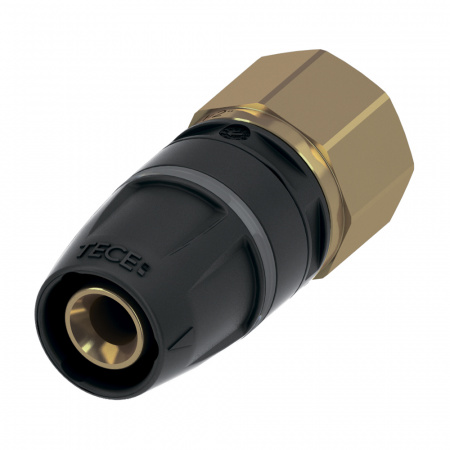 Соединение прямое TECE 16х1/2 с внутренней резьбой (латунь)