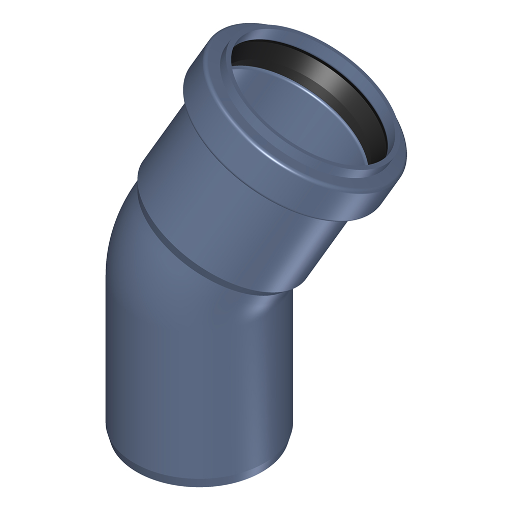 Отвод TECE POLO-KAL NG 50х30° канализационный