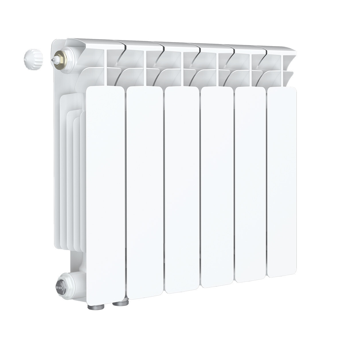 Радиатор биметаллический RIFAR BASE VENTIL 350 BVL 6 секций 