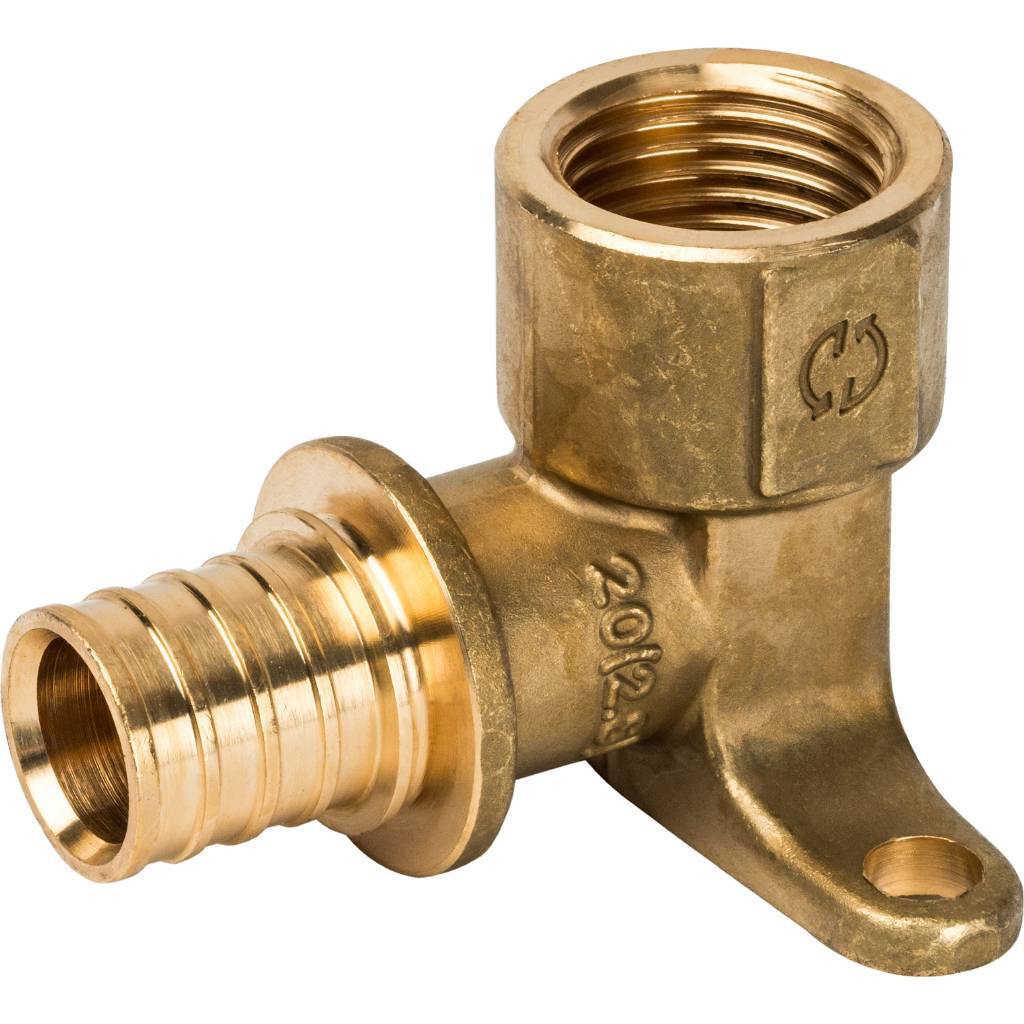 Угольник настенный STOUT 20xRp 1/2" с креплением