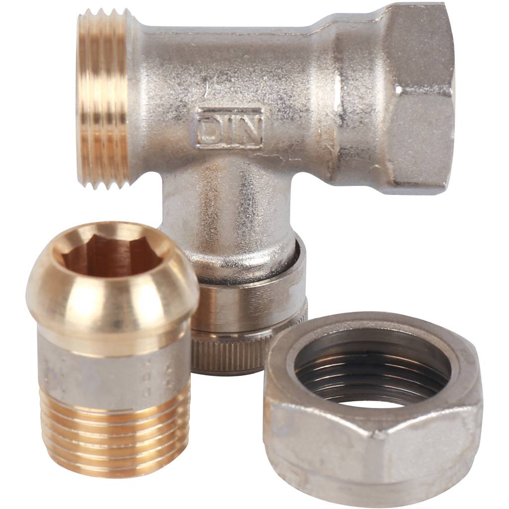 Запорный клапан Danfoss RLV-15 1/2" прямой на обратку для бокового присоединения