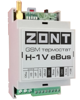 Термостат ZONT H-1V eBus GSM для котлов Vaillant и Protherm