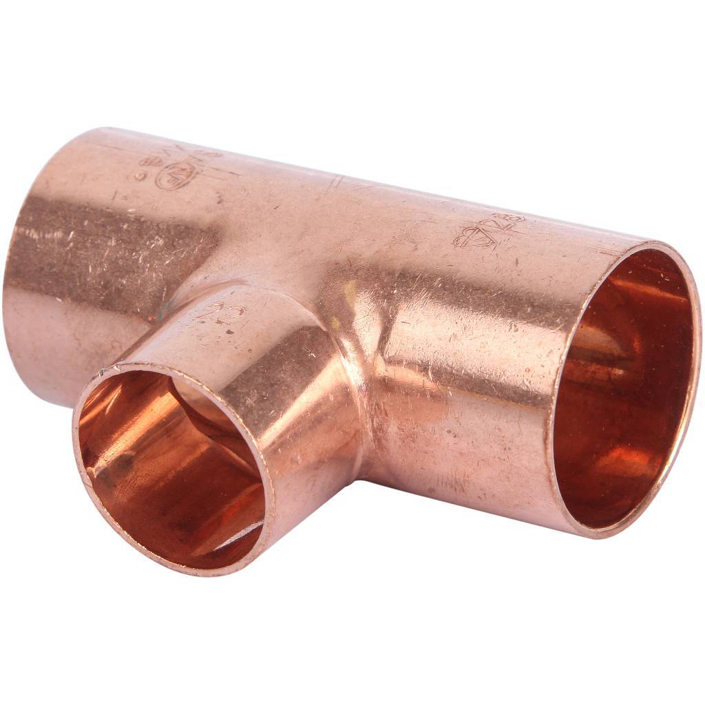 Тройник Sanha 28x28x18 ВП переходной под пайку 5130