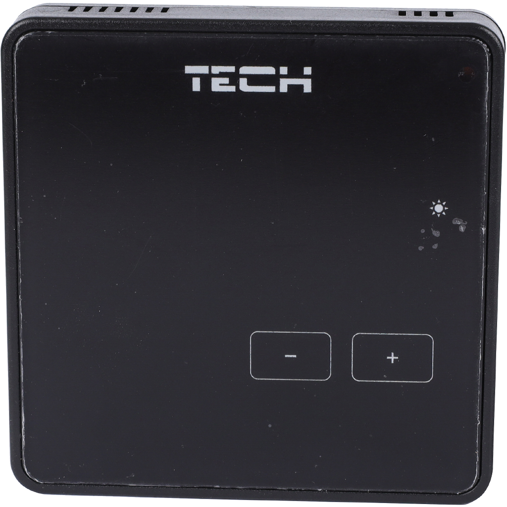 Терморегулятор TECH R-8z беcпроводной комнатный (черный) для водяного теплого пола
