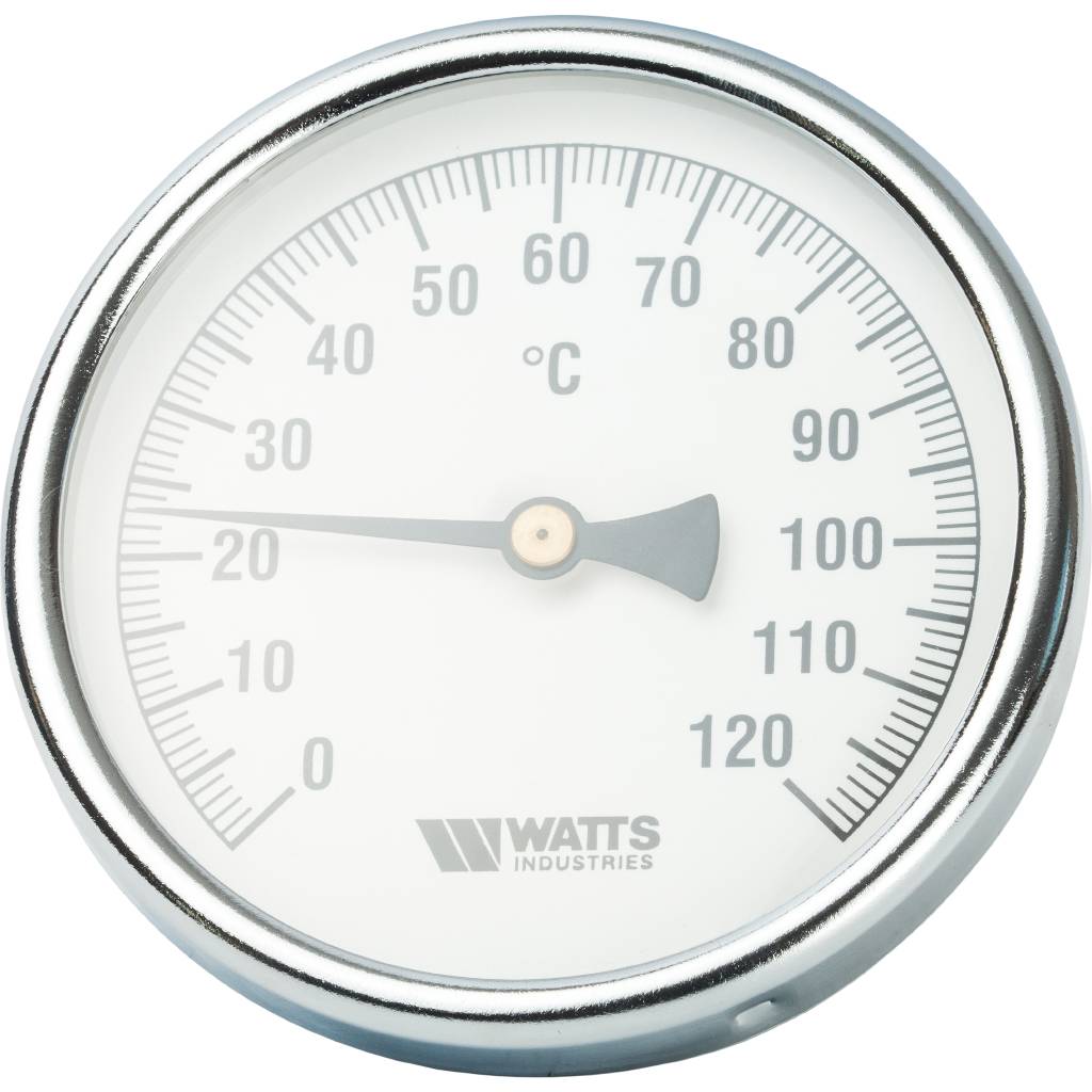 Watts F+R801(T) 100/75 Термометр биметаллический с погружной гильзой 100 мм