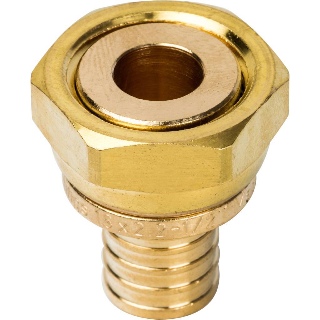 Переходник STOUT 16xG 1/2" с накидной гайкой