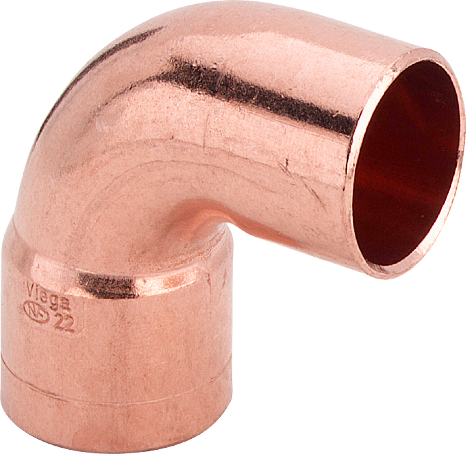 Угольник под пайку Viega 90° DN 28мм медь