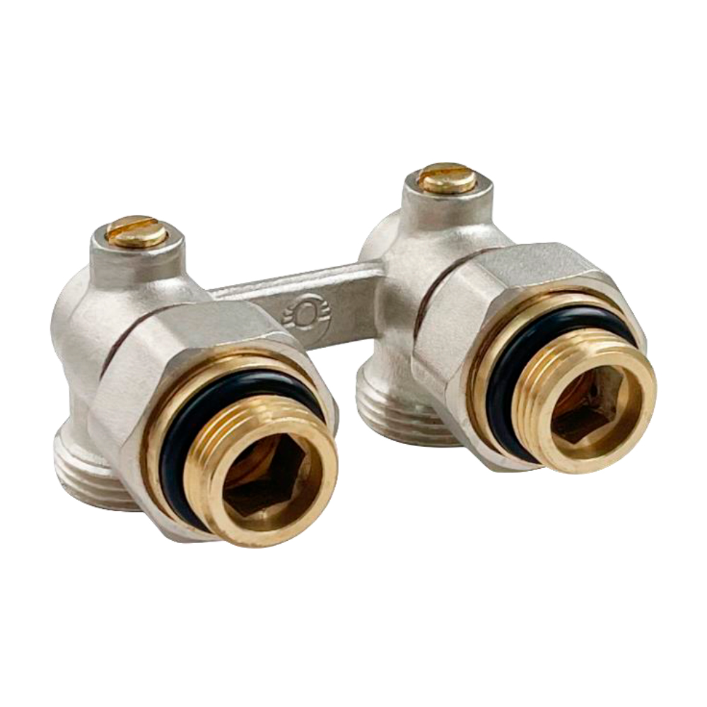 Узел нижнего подключения VALFEX  3/4" угловой (c компл. адаптеров 1/2")