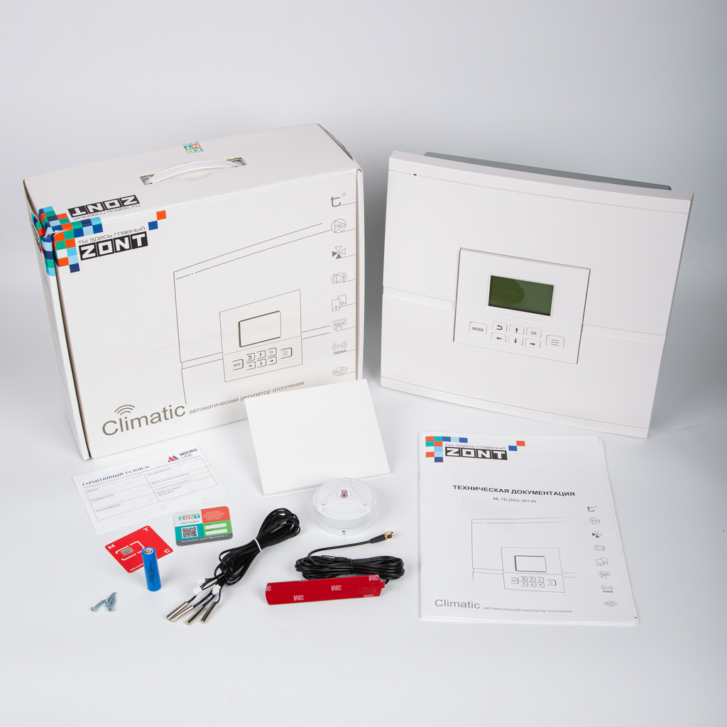 Автоматический регулятор ZONT CLIMATIC 1.2