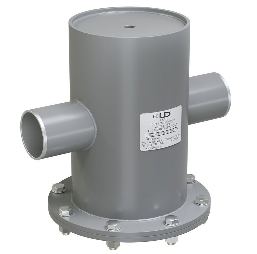Грязевик вертикальный LD Ду100 Ру16 под приварку